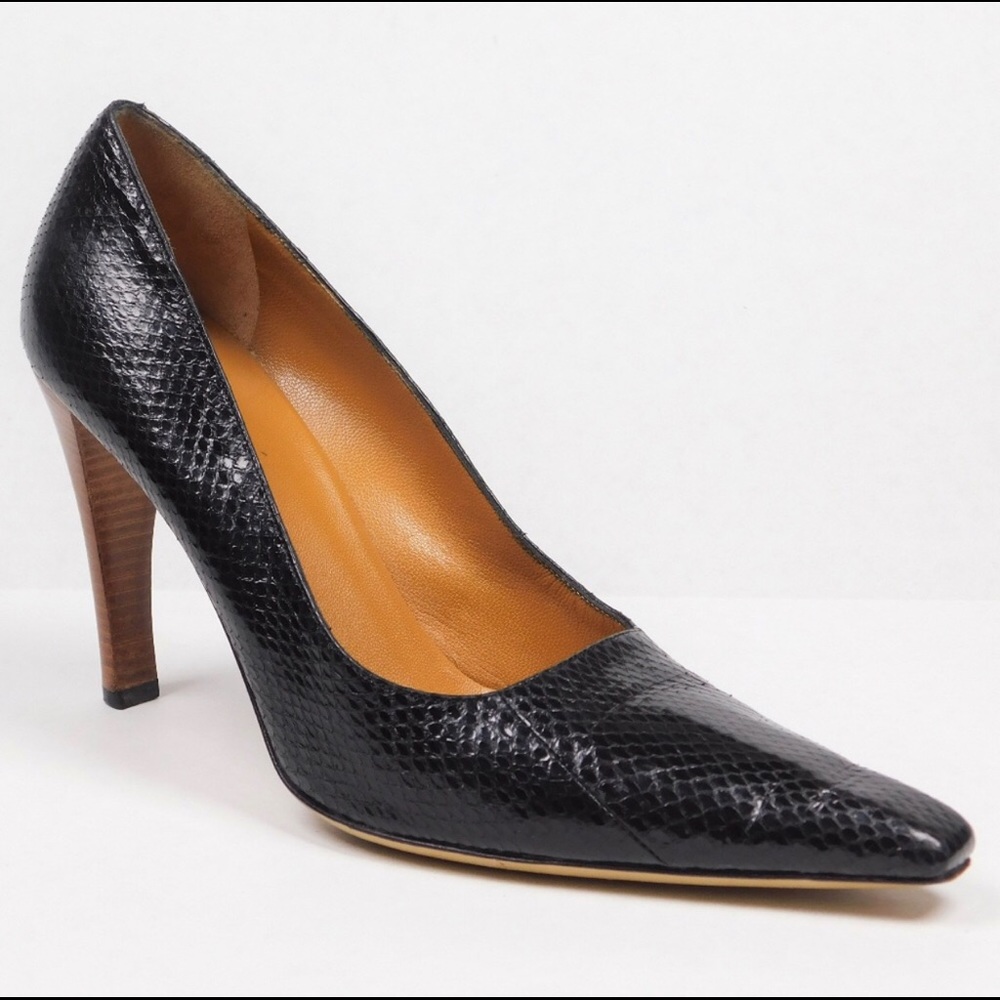 Gucci Snakeskin Heels 8
